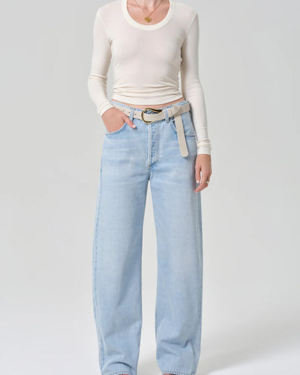 Mara U Neck Long Sleeve In Dune