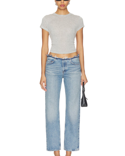 Fray Slim Crop