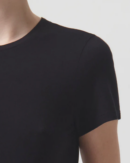 Annise Slim Tee in Black