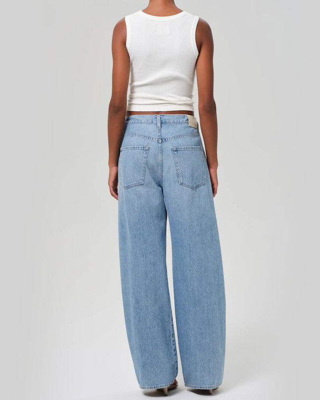 Brynn Drawstring Trouser In Blue Lace
