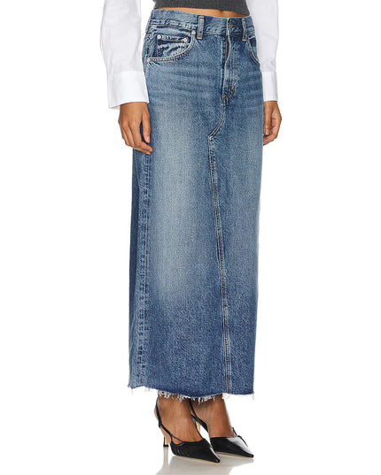 Circolo Reworked Maxi Skirt in Glis