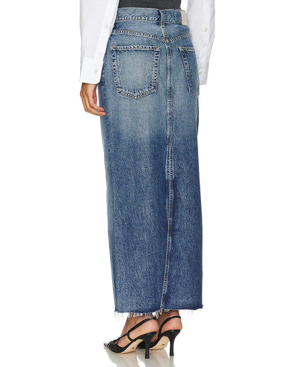 Circolo Reworked Maxi Skirt in Glis