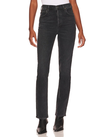 Freya High Rise Slim Jeans in Hoax