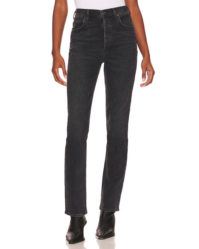 Freya High Rise Slim Jeans in Hoax