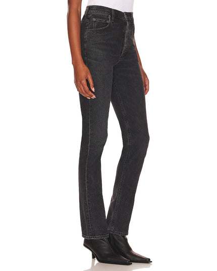 Freya High Rise Slim Jeans in Hoax