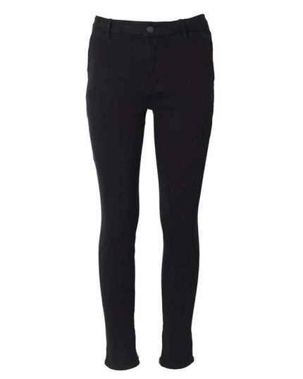 Jayla Split Skinny in Plush Black