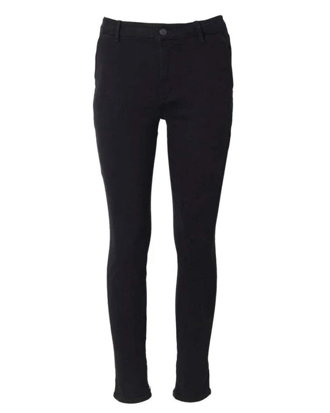 Jayla Split Skinny in Plush Black