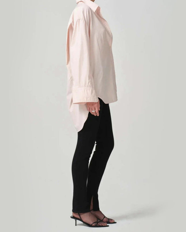 Jayla Split Skinny in Plush Black