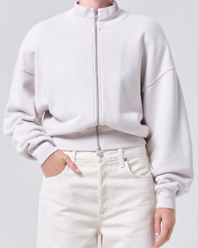 Jensen Zip Up In Bone