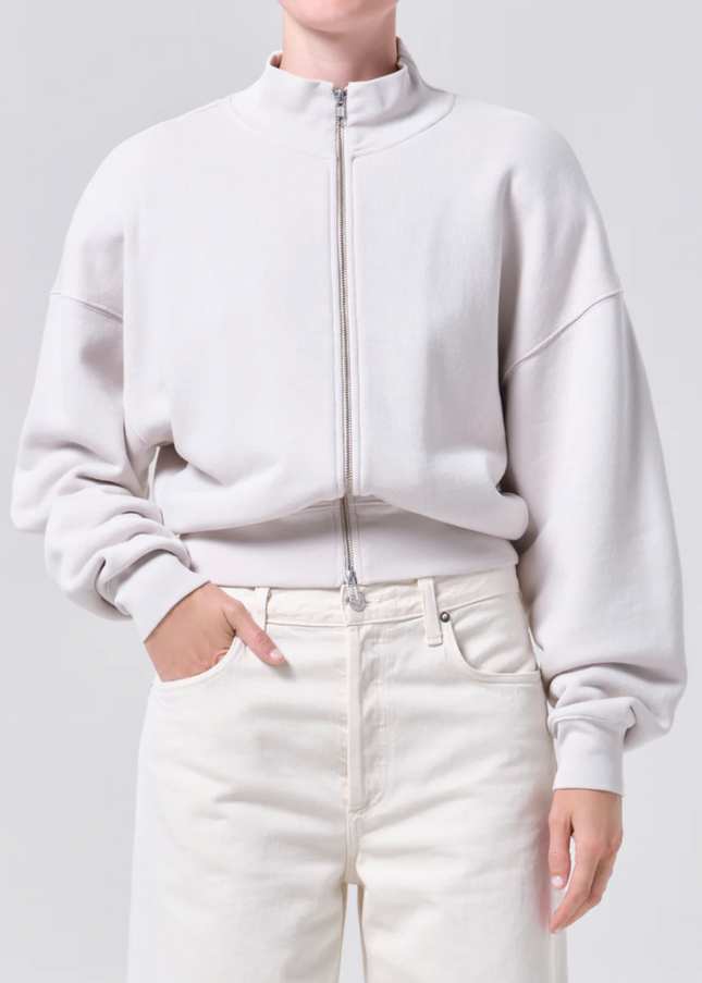 Jensen Zip Up In Bone