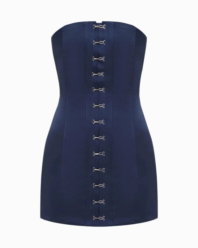 Loren Dress Navy-Blue