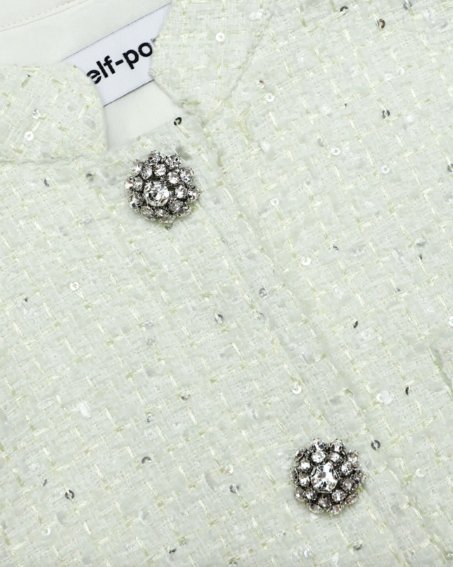 Lime Boucle Top