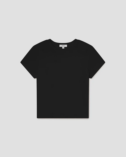 Long Line Adine Tee In Black