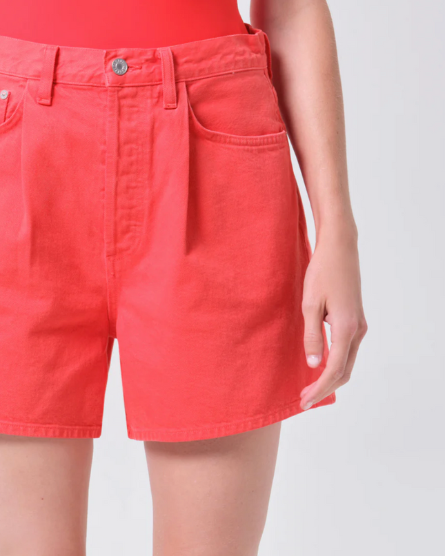 Rhoda Pleated A-Line Short In Carnival