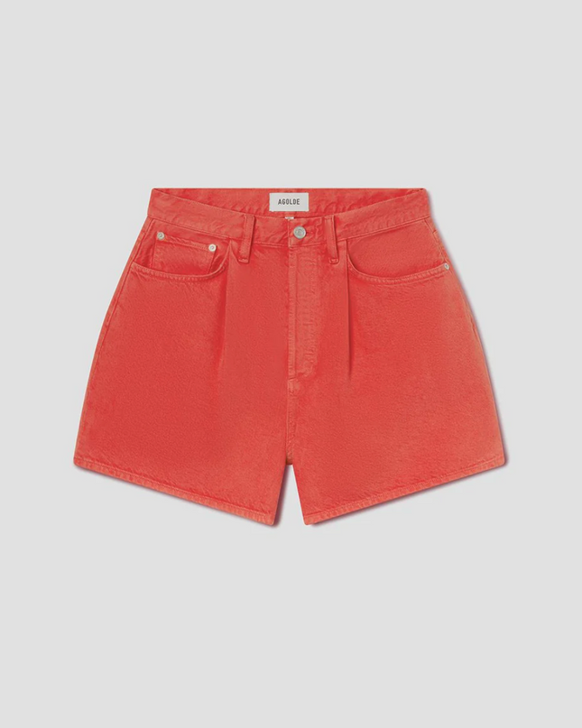 Rhoda Pleated A-Line Short In Carnival