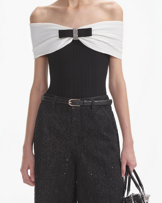 Black Rhinestone Jeans