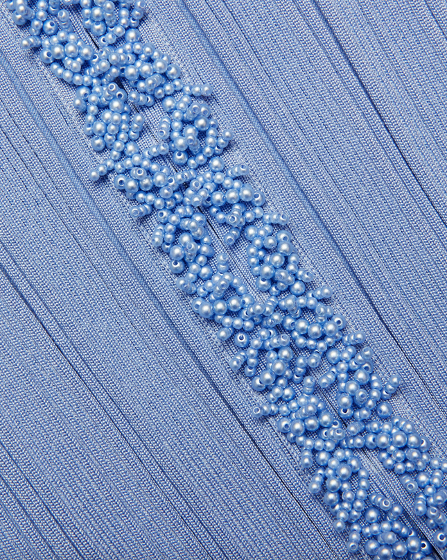 Blue Pearl Trim Cardigan