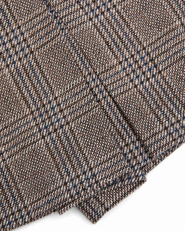 Brown Check Mini Skort