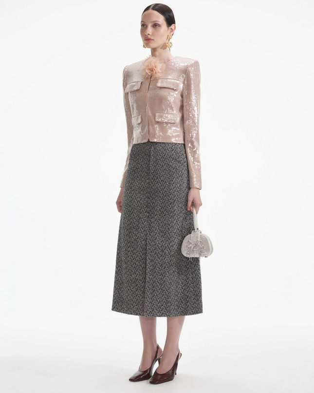 Champagne Sequin Jacket