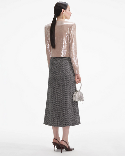 Champagne Sequin Jacket