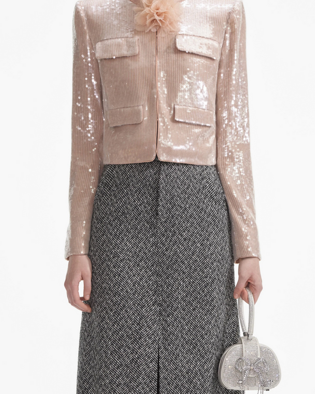 Champagne Sequin Jacket