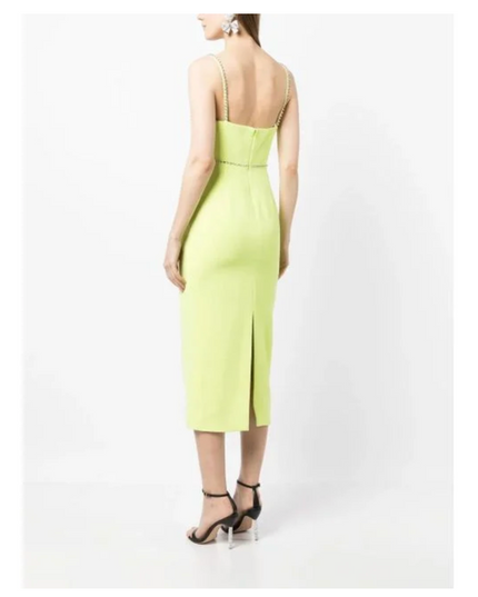 Crepe Bow Midi Dress