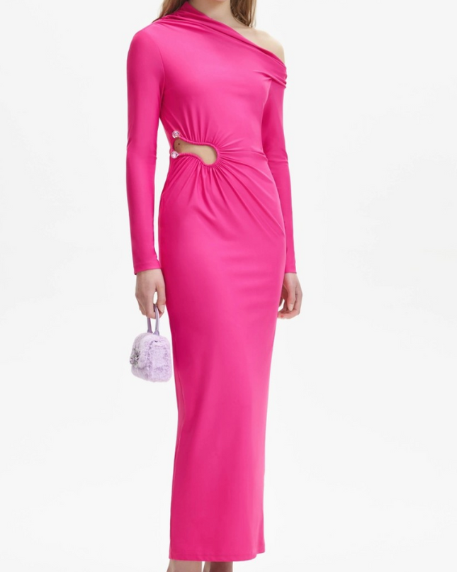 Jersey Cut Out Maxi Dress
