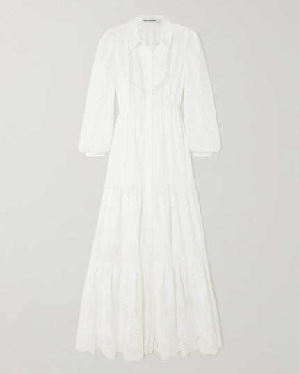 White Cotton Maxi Dress