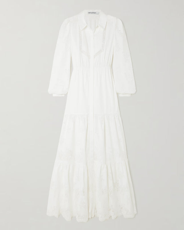 White Cotton Maxi Dress
