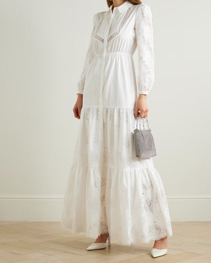 White Cotton Maxi Dress