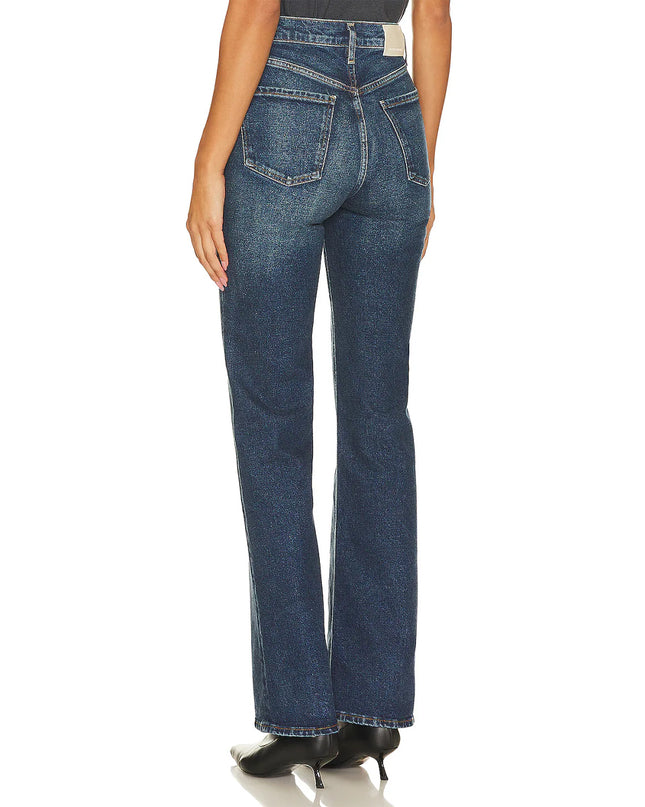 Vidia Mid Rise Boot Jeans in Garnish