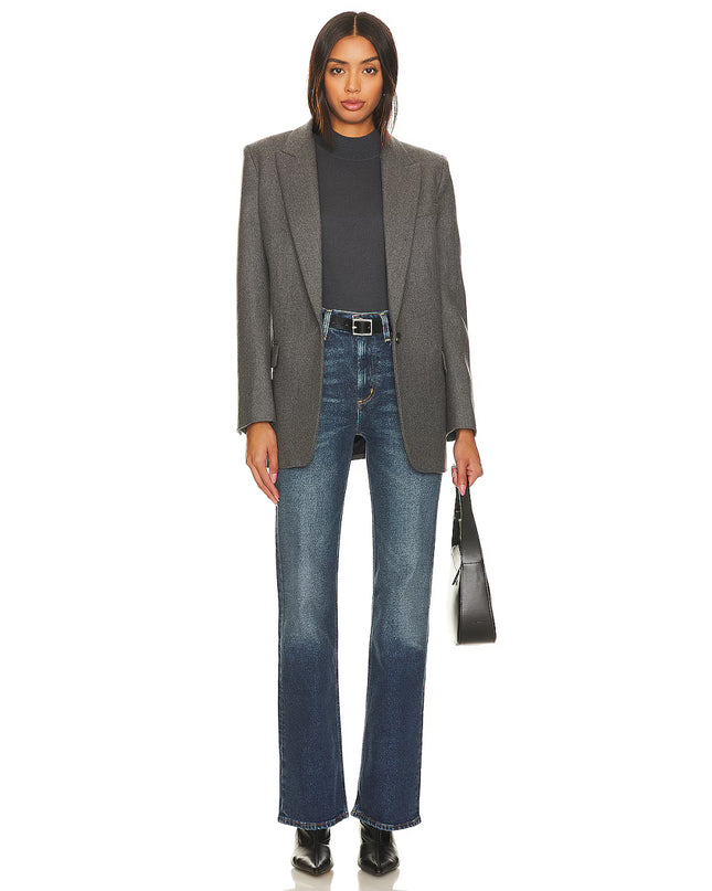 Vidia Mid Rise Boot Jeans in Garnish
